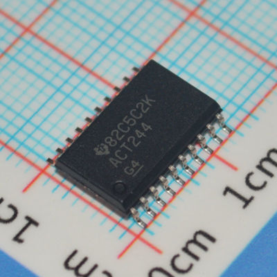 SN74ACT244DWR 3.3V/5V 옥탈 버퍼 24mA 드라이브 SOIC-20 4.5ns 속도 TTL 호환 -40°C ~ +85°C