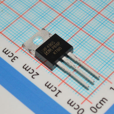 IRF4905PBF -55V P 채널 MOSFET 74A 전류 0.02Ω Rds ((동) TO-220AB 175°C 최대 폭파 등급