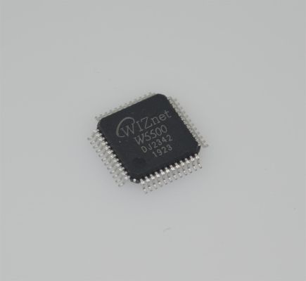 W5500 하드 와이어드 TCP/IP 칩 SPI 인터페이스 10/100Mbps 이더넷 32KB 버퍼 3.3V -40°C ~ +85°C