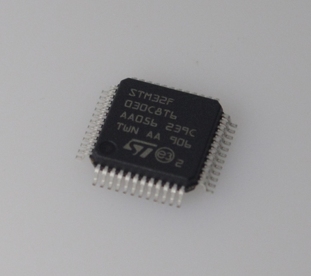 STM32F030C8T6 48MHz Cortex-M0 MCU 64KB 플래시 8KB RAM 12비트 ADC 저가형 5V 허용 37 GPIO 및 견고한 임베디드 설계를 위한 넓은 온도 범위