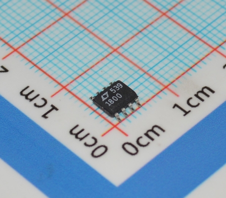 LT1800CS8#PBF Op Amp 100MHz 이득 BW 450V/μs 스레브 속도 3.5nV/√Hz 노이즈 2.7-12.6V 공급 철도에서 철도 I/O 8-핀 SOIC -40°C ~ 85°C 저전력