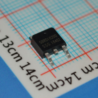 SBRD10200TR 100V 20A SBR 수직 브리지 저 Vf 고 효율 <155°C TJ 급증 등급 AEC-Q101 자동차 및 산업용 붓 모터 드라이브에 적합