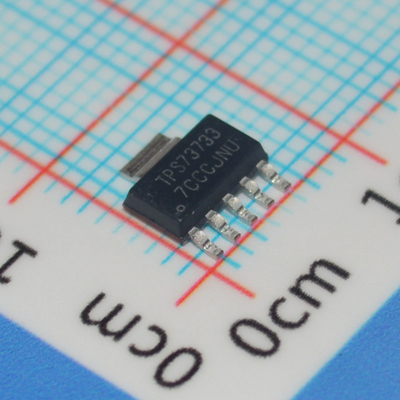 TPS73733DCQ 3.3V 1A 초저잡음(30μVRMS) LDO, 높은 PSRR(75dB), 1% 정확도, 낮은 드롭아웃(310mV), 활성화 핀, 1μF 세라믹으로 안정, TO-263 패키지의 전류/열 보호 기능