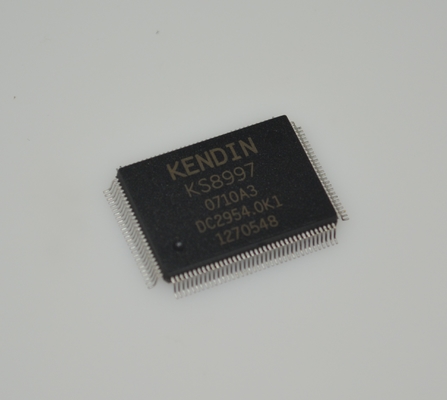 KSZ8997 9-포트 10/100 관리 스위치와 QoS VLAN 에너지 탐지 자동 MDI/MDIX 3.3V 운영 산업 온도 (-40°C ~ +85°C) 128-핀 PQFP 패키지 및 고급 교통 관리