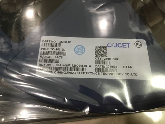 MJD41CT4G 100V 41A NPN Darlington Power Tab MOSFET Low Vce(sat) High Gain Fast Switching Built-in Clamp Diode TO-220 Package for Easy Mounting