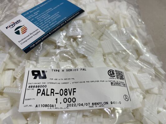 PALR-08VF 8핀 2.0mm 피치 커넥터 하우징 PA 시리즈 리셉터클 크림프 터미네이션 포지티브 잠금 컴팩트 디자인 3A 정격 100V AC 와이어-투-보드 애플리케이션용