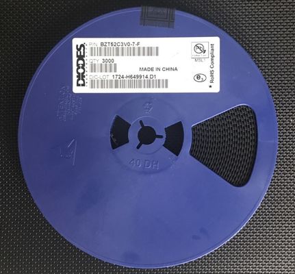 BZT52C3V0-7-F 3.0V 제너 다이오드 500mW 전력 ±5% 관용 SOD-123 소형 패키지 낮은 누출 전류 컴팩트 전자제품의 전압 조절 및 보호에 이상적입니다