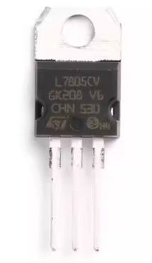 L7805CV-DG 5V 1.5A 선형 전압 조정기 열 과부하 보호 단락 회로 안전 TO-220 패키지 넓은 7V-35V 입력 범위, 전원 공급 장치 및 산업 제어에 이상적