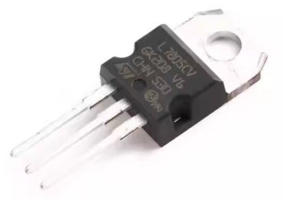 L7805CV-DG 5V 1.5A 선형 전압 조정기 열 과부하 보호 단락 회로 안전 TO-220 패키지 넓은 7V-35V 입력 범위, 전원 공급 장치 및 산업 제어에 이상적