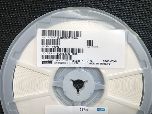 BLM15AG221SN1D 220Ω 페라이트 비드 0402 (1005 Metric) 1A 정격 전류, 고 임피던스@100MHz, 넓은 온도 범위 -55°C ~ +125°C AEC-Q200