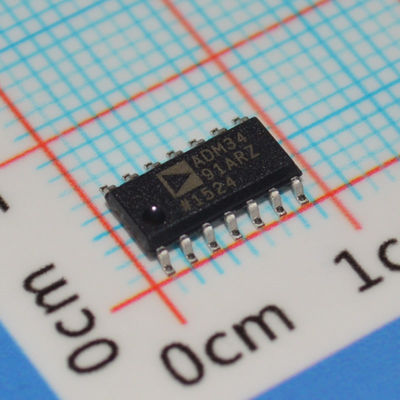 ADM3491ARZ: 3.3V RS-485 트랜시버, 16Mbps, ±15kV ESD, 1/8 유닛 로드, SOIC-4, -40°C ~ +85°C