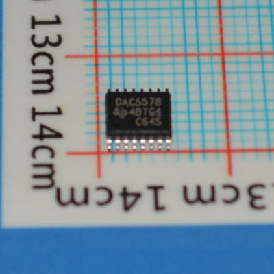DAC5578SPWR 8-Ch 8-비트 DAC I2C 인터페이스 2.7-5.5V, 저전력 0.4mA, ±1LSB INL TSSOP-16 -40°C ~ +105°C