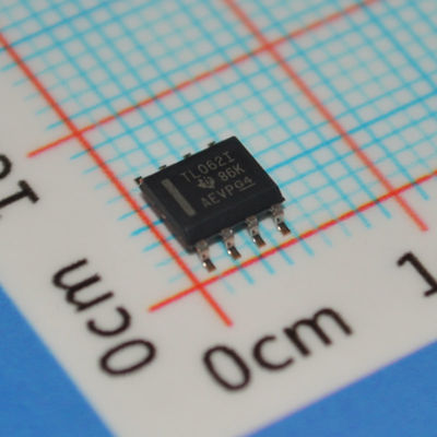TL062IDR 3MHz 저전력 JFET 연산 증폭기 ±18V 전원 공급, 1pA 입력 바이어스, 3mV 오프셋, 1.5μV/°C 드리프트, SOIC-8, -40°C ~ +125°C, 산업용