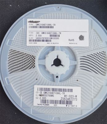 GMK316AB7106KL-TR 10μF 16V MLCC X5R 1206 ±10% Tol Low ESR -55°C ~ +85°C AEC-Q200