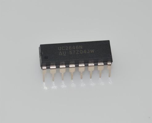 UC2846N 전류 모드 PWM 컨트롤러 500kHz, 8-40V 입력 1A 토템 폴 DIP-16 -40°C ~ +85°C