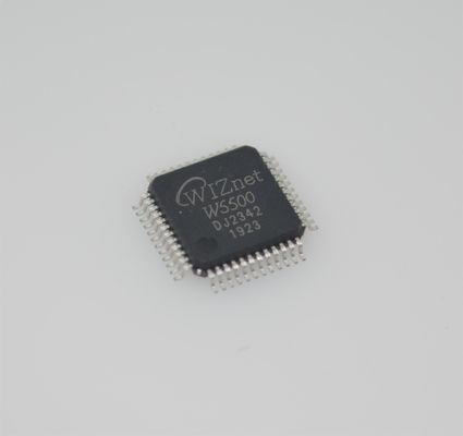 W5500 하드 와이어드 TCP/IP 칩 SPI 인터페이스 10/100Mbps 이더넷 32KB 버퍼 3.3V -40°C ~ +85°C