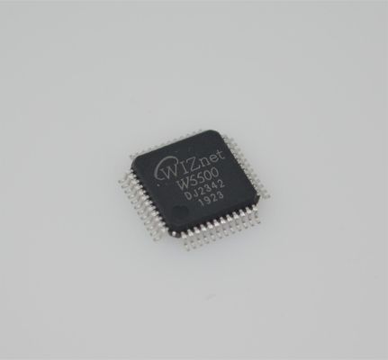 W5500 하드 와이어드 TCP/IP 칩 SPI 인터페이스 10/100Mbps 이더넷 32KB 버퍼 3.3V -40°C ~ +85°C