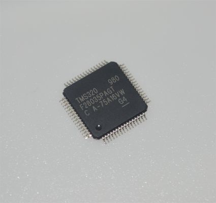 TMS320F28035PAGT 60MHz C2000 MCU 128KB 플래시 12비트 ADC 16 PWM TQFP-64 -40°C ~ +105°C