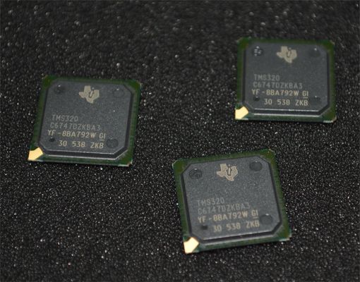 TMS320C6747DZKBA3 456MHz 듀얼 코어 DSP 3648MBPS 32KB L1 캐시 256KB 램 BGA-256 -40°C ~ +100°C 산업 DSP