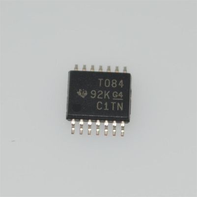 TL084CPWR 쿼드 저소음 JFET 오프 앰프 4MHz 대역폭 13V/μs 스레브 속도 ±18V 공급 3pA 입력 편차 TSSOP-14 -40°C ~ +105°C