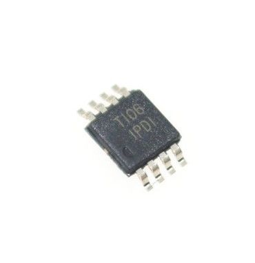 INA826AIDGKR 정밀 계측 증폭기, 저잡음 레일-투-레일 출력, 넓은 전원 범위, 저전력, 높은 CMRR 및 소형 MSOP-8 패키지