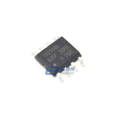 IR2104STRPBF 고전압 하프 브리지 드라이버, 600V 정격, 200mA 출력, 빠른 스위칭, 낮은 대기 전류, 견고한 SOIC-8 패키지 & UVLO 보호