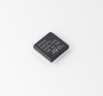 STM32F030C8T6 48MHz Cortex-M0 MCU 64KB 플래시 8KB RAM 12비트 ADC 저가형 5V 허용 37 GPIO 및 견고한 임베디드 설계를 위한 넓은 온도 범위