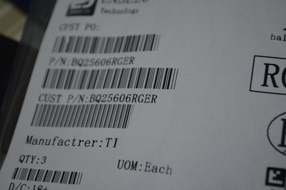 BQ25606RGER 3.9V-14V 입력 I2C 제어 30V OVP NVDC 전원 경로 3mm × 3mm QFN 92% 효율성 통합 MOSFET 및 열 규제