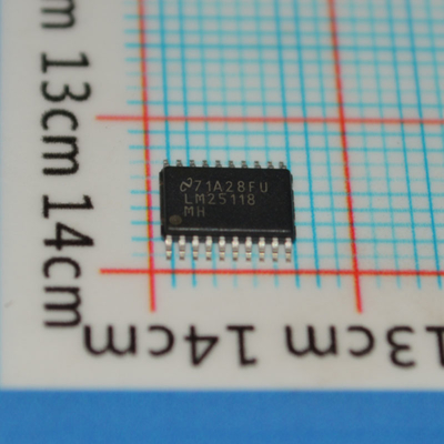 LM25118MHX/NOPB 벅 컨트롤러 4.5V-42V 입력 75V/5A 스위치 500kHz-1MHz 주파수 동기 수정 조절 가능한 UVLO 열 종료 20 핀 HTSSOP 넓은 온도 범위