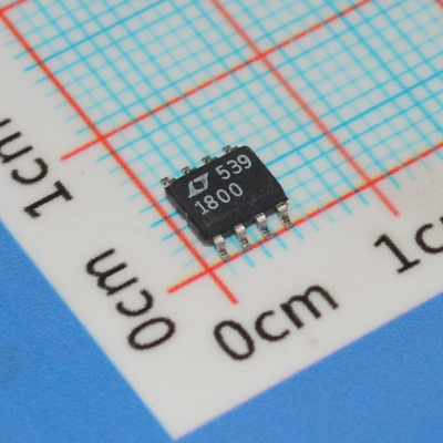 LT1800CS8#PBF Op Amp 100MHz 이득 BW 450V/μs 스레브 속도 3.5nV/√Hz 노이즈 2.7-12.6V 공급 철도에서 철도 I/O 8-핀 SOIC -40°C ~ 85°C 저전력