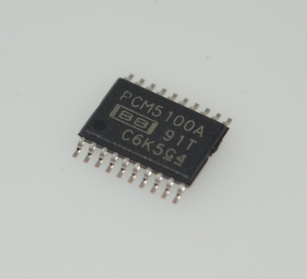 PCM5100APWR 고급 32비트 384kHz 스테레오 DAC 112dB SNR, <0.001% THD+N 통합 LP 필터 2VRMS 출력 낮은 지터 단일 전원 공급 장치 (2.7-5.5V) 휴대용 Hi-Fi 오디오용 소형 TSSOP-16