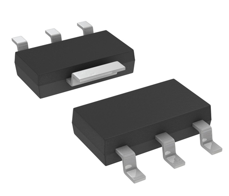 TLV1117LV33DCYR 800mA LDO 3.3V 고정 출력 1% 정확도 낮은 드롭아웃 전압 과전류 및 열 보호 -40°C ~ 125°C 세라믹 커패시터로 안정 SOT-223 패키지