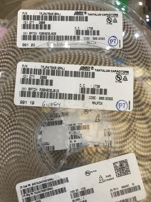 TAJA475K010RNJ 4.7μF 10V Tantalum Capacitor 10% Tol 1310 Case Low ESR High Reliability AEC-Q200 Qualified Wide Temp Range for Automotive & Industrial Applications