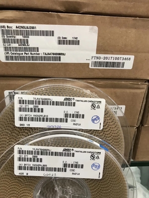 TAJA475K010RNJ 4.7μF 10V Tantalum Capacitor 10% Tol 1310 Case Low ESR High Reliability AEC-Q200 Qualified Wide Temp Range for Automotive & Industrial Applications