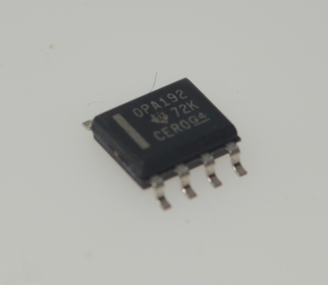 OPA192IDR 25μV 오프셋 0.2μV/°C 드리프트 10MHz GBW 20V/μS SR 1.1kHz 1/f 소음 RRO CMOS 입력 2.2nA Ib SOIC-8 패키지