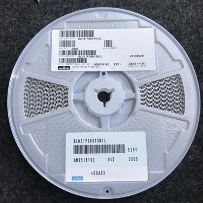 BLM31PG601SN1L 600V/3A 전력 인덕터 저 16mΩ DCR 고전류 우수한 소음 억제 폭 -55°C ~ +150°C 범위 AEC-Q200 1등급 고급 재료 자동차 및 산업용 안정성