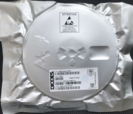 AZ431AN-ATRE1 2.5-36V 션트 레귤레이터, ±0.5% 정밀도, 100mA 싱크, 저 임피던스, SOT-23-3, -40°C ~ +105°C, AEC-Q100, 테이프 & 릴