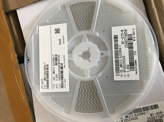 JMK212BJ226KG-T 22μF MLCC 6.3V Rating X5R Dielectric 0805 Case 10% Tolerance High Capacitance Density General Purpose RoHS Compliant for Consumer Electronics