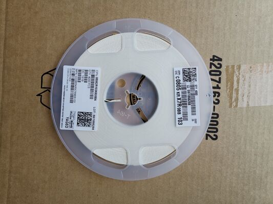 고 정밀 X7R 10nF MLCC 0805 패키지 50V 등급 낮은 ESR/ESL 안정적인 온도 성능 안정적인 전력 분리 및 신호 필터링을 위한 납 없는 RoHS 준수