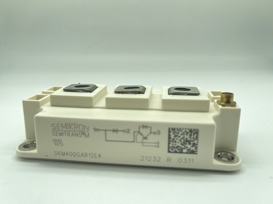 SKM400GAR12E4 1200V 400A IGBT 모듈, 낮은 Vce(sat), 높은 단락 회로 내성, 낮은 스위칭 손실, 높은 절연, 산업 등급, 태양광 인버터 및 고전력 UPS용