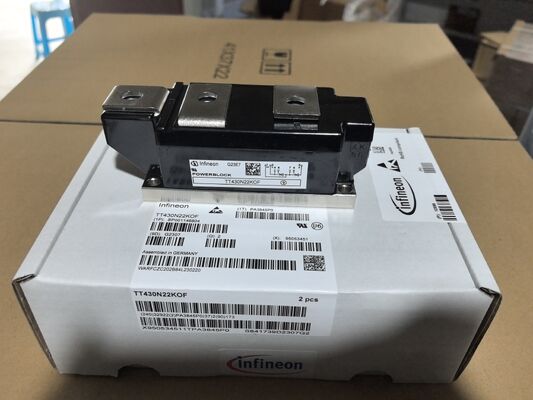 TT430N22KOFXPSA1 2200V 430A 하이팩 모듈 낮은 VCE (sat) 높은 단회로 강도 낮은 스위칭 손실 낮은 인덕턴스 높은 전력 변환기 및 철도 추력을 위한 프레스-피트 기술