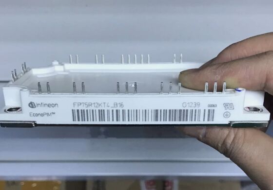 FP75R12KT4 B16 1200V 150A PIM IGBT 모듈 트렌치 필드 스톱 낮은 VCE(sat) 2.25V 통합 정류기 및 NTC 구리 베이스플레이트 150°C 모터 드라이브 및 UPS용 작동