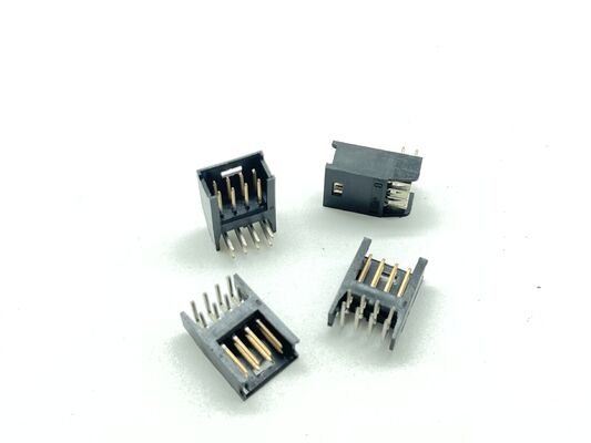 280389-2 2 위치 2.5mm Pitch Wire-to-Board Header 수직 구멍을 통해 포화 UL 94V-0 진 Plated 자동차 및 산업용