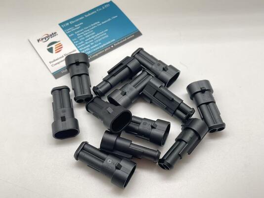 282104-1 2 위치 5.0mm Pitch Wire-to-Board Header Vertical Through Hole Shrouded Friction Lock Polarized UL 94V-0 전원 공급 및 산업 제어용