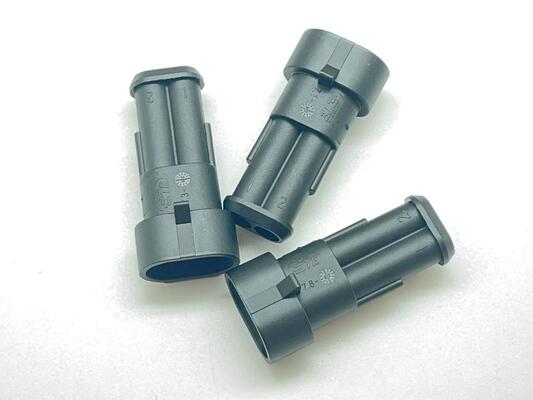 282104-1 2 위치 5.0mm Pitch Wire-to-Board Header Vertical Through Hole Shrouded Friction Lock Polarized UL 94V-0 전원 공급 및 산업 제어용