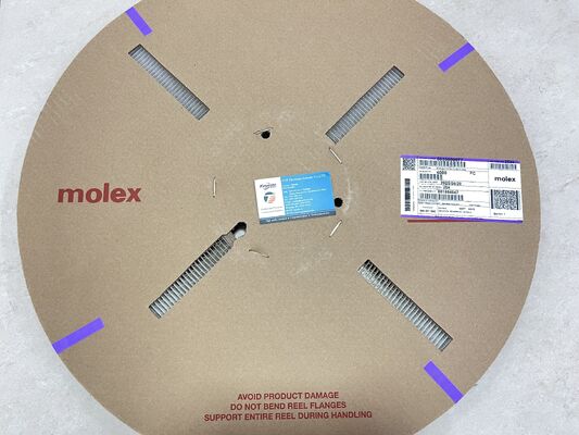 0039000077 2.36mm 직경 주석 도금 황동 스페이드 터미널 압착 단자 비절연 16-14 AWG 600V 정격 20A 전류 릴 포장 자동차 및 산업 배선용