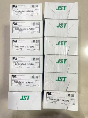 S02B-PASK-2 2 포지션 2.0mm 피치 헤더 PA 시리즈 탑 엔트리 스루 홀 주석 도금 3A 정격 100V AC 와이어-투-보드 및 컴팩트 전자 제품용